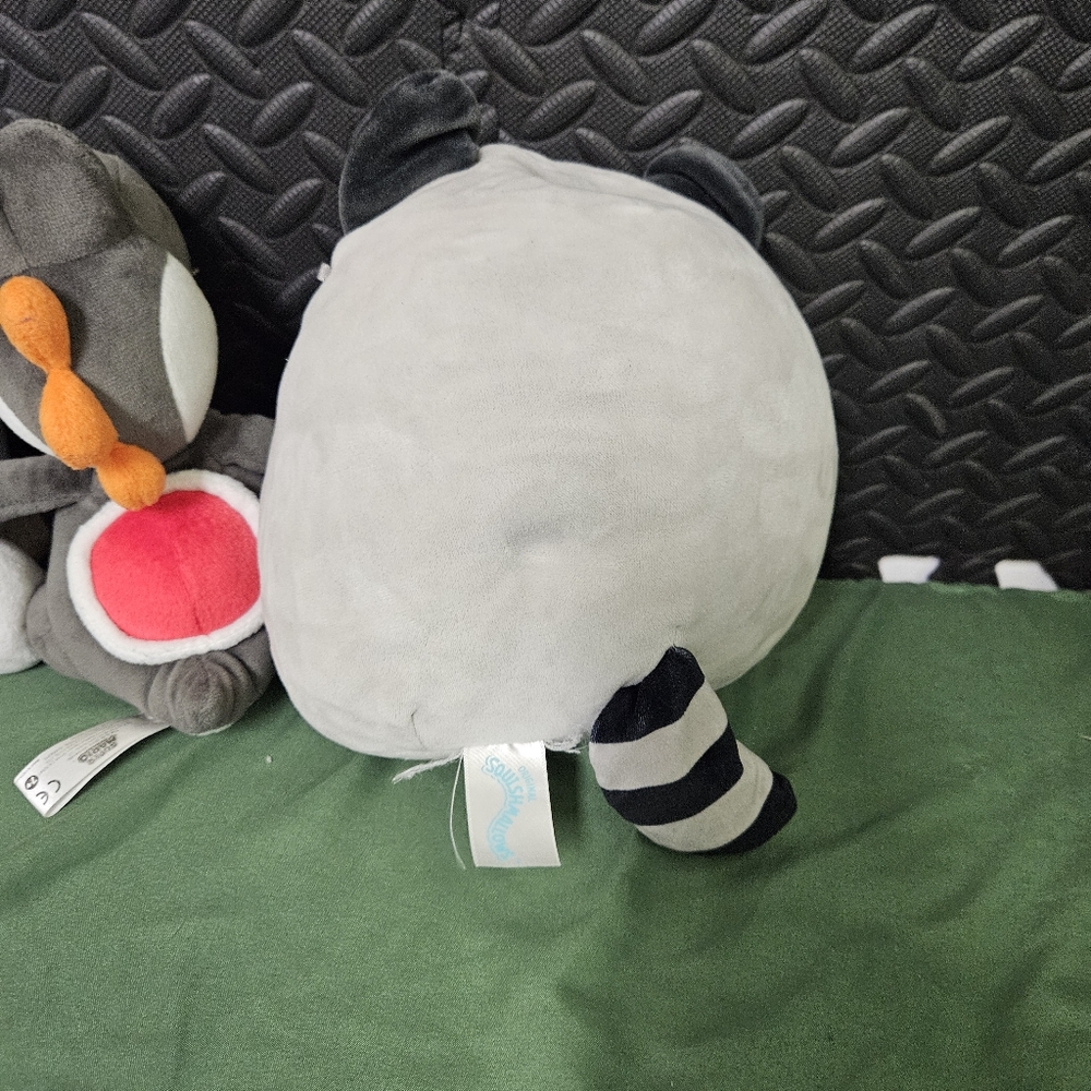 Cute Plush Toy Set - Raccoon, Dinosaur, and S'mores - Picture 8 of 13